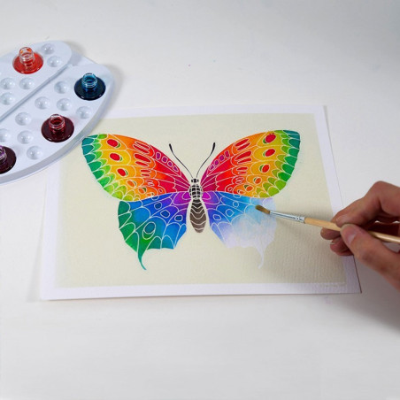 Aquarellum Junior, Papillons - Sentosphère