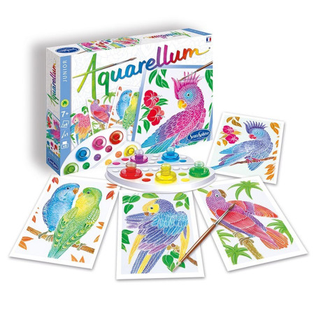 Aquarellum Junior, Perroquets - Sentosphère
