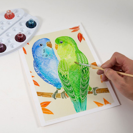 Aquarellum Junior, Perroquets - Sentosphère
