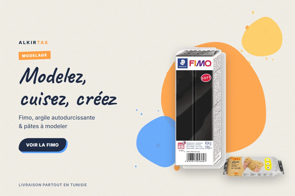 Pâte Fimo Soft et argile autodurcissante Jovi